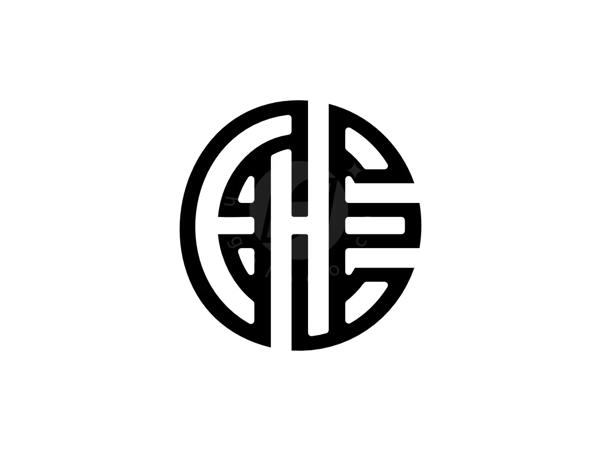 Letter EH Initial HE Modern Line Monogram Logo - Technology Logo design by Proffartline for sale on Highlogo