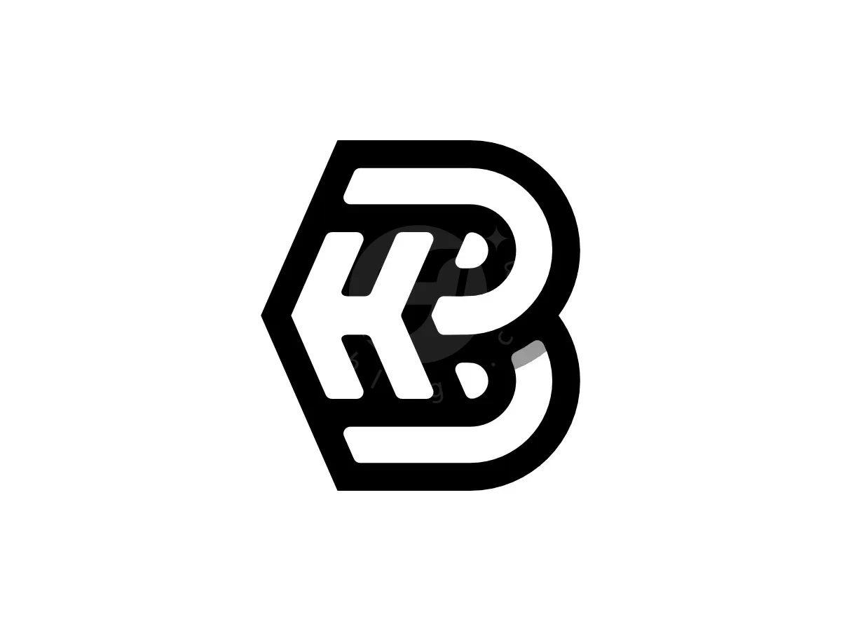 Letter HB Initial BH Overlapping Line Lettermark Logo - Real Estate Logo design by Proffartline for sale on Highlogo