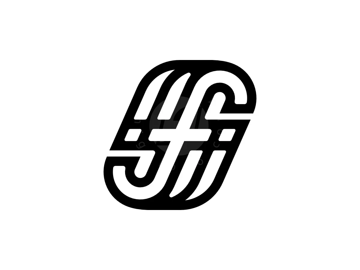 Letter FI Initial IF Ambigram Geometric Line Logo - Technology Logo design by Proffartline for sale on Highlogo