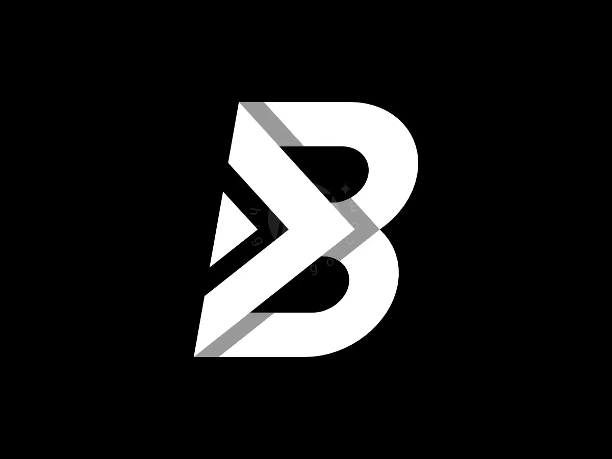 Letter B Play Media Button Monogram Logo - Media Logo design by Proffartline for sale on Highlogo
