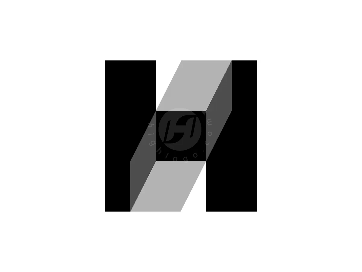 Letter Nh Initial Hn 3D Geometric Line Logo - Real Estate Logo design by Proffartline for sale on Highlogo