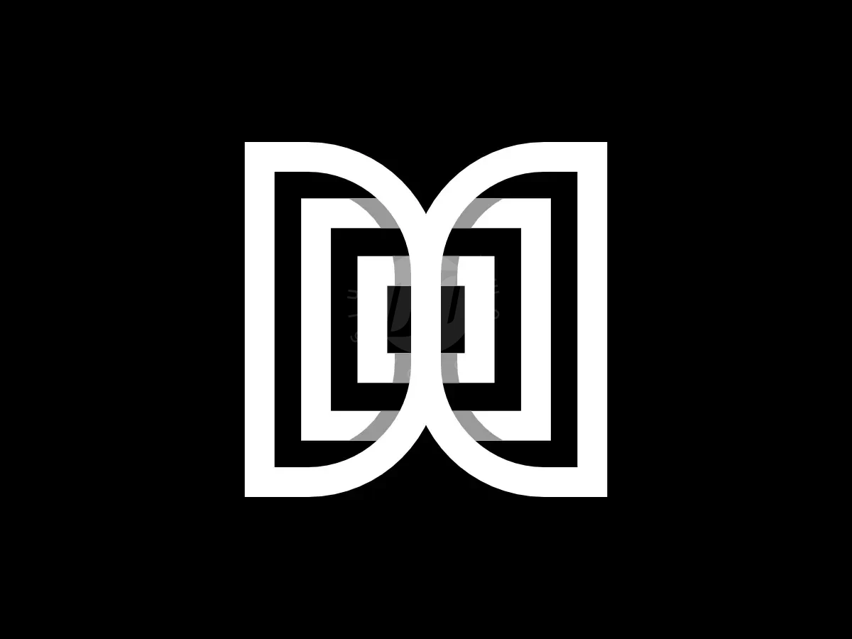 Letter D Square Geometric Line Letterform Logo - Real Estate Logo design by Proffartline for sale on Highlogo
