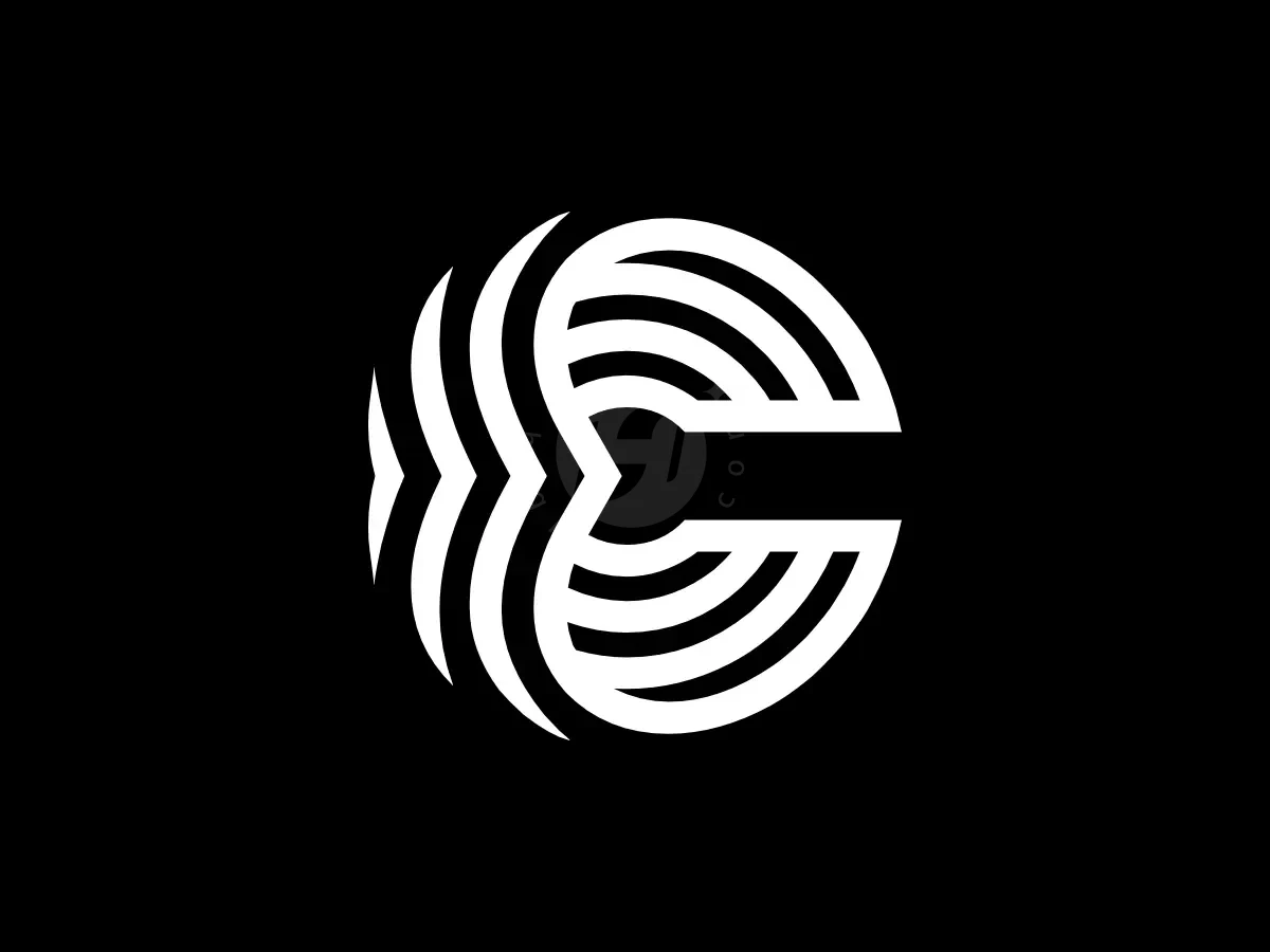 Letter Ce Initial Ec Tech Line Monogram Logo - Technology Logo design by Proffartline for sale on Highlogo