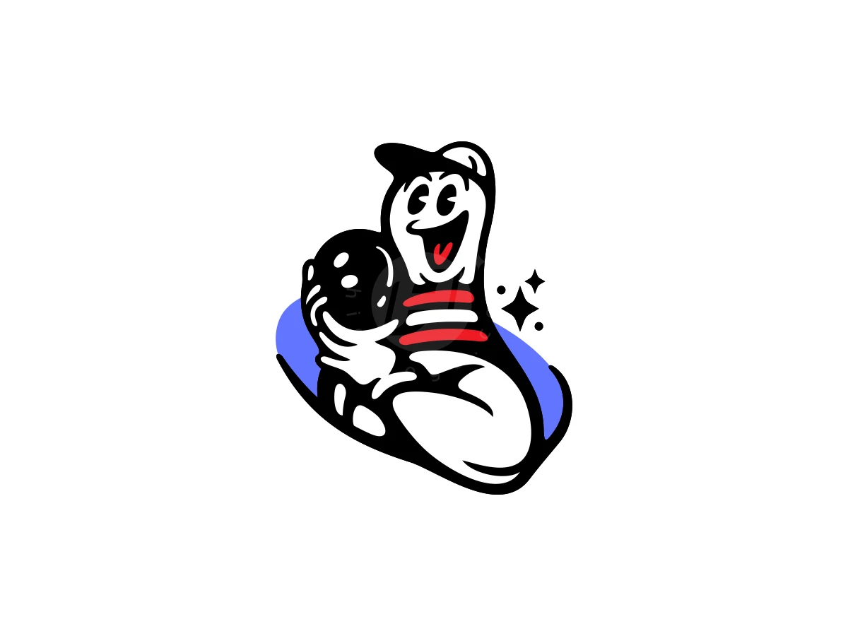Cute Mascot Bowling Pin Logo - Sports Logo design by ProffAlice for sale on Highlogo