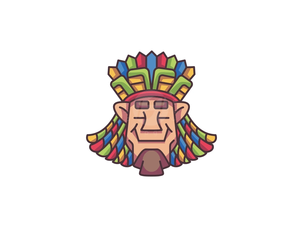 Chief Tribal Leader Logo - Gaming Logo design by ProffAlice for sale on Highlogo