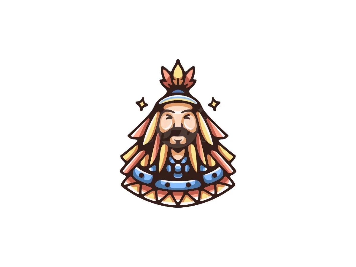 Chief Indian Man Logo - Gaming Logo design by ProffAlice for sale on Highlogo