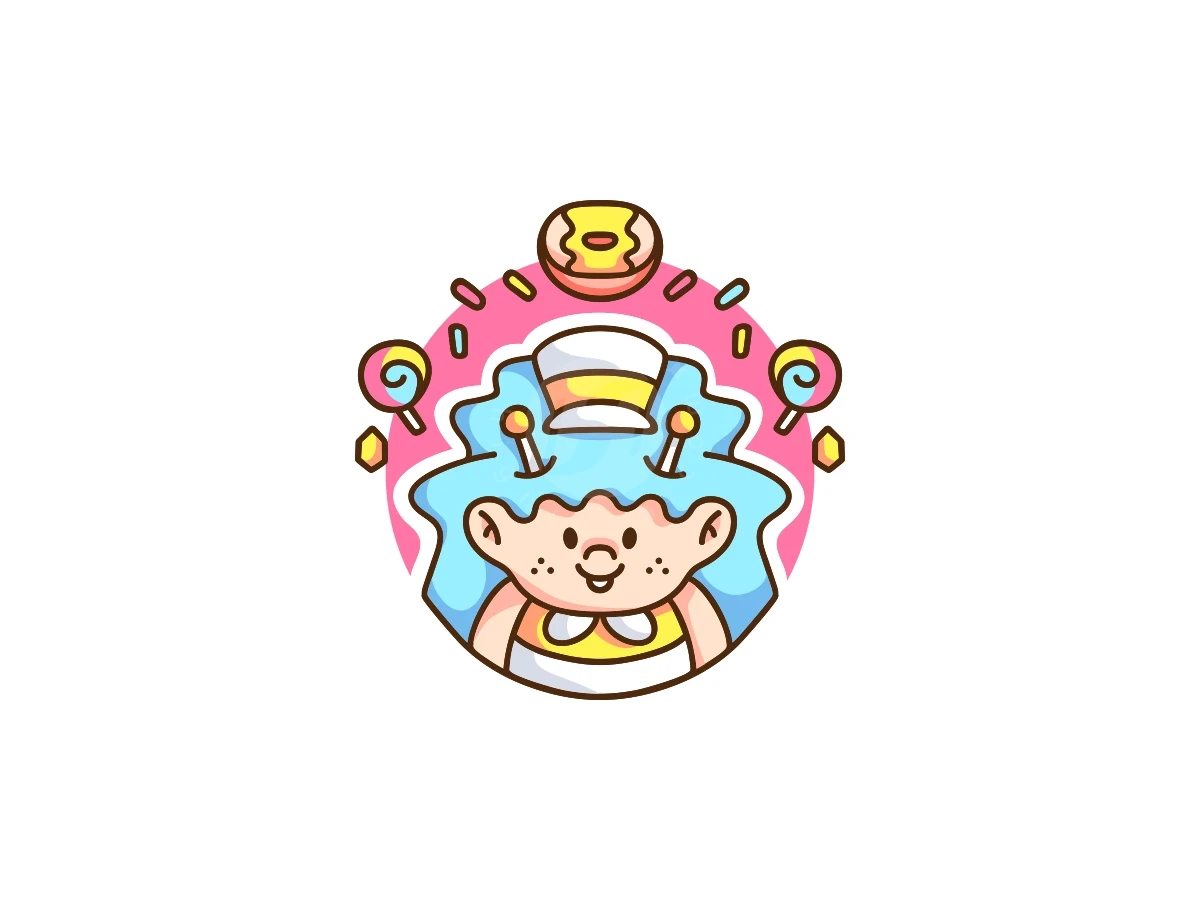 Kids Bee Donut Logo - Food Logo design by ProffAlice for sale on Highlogo