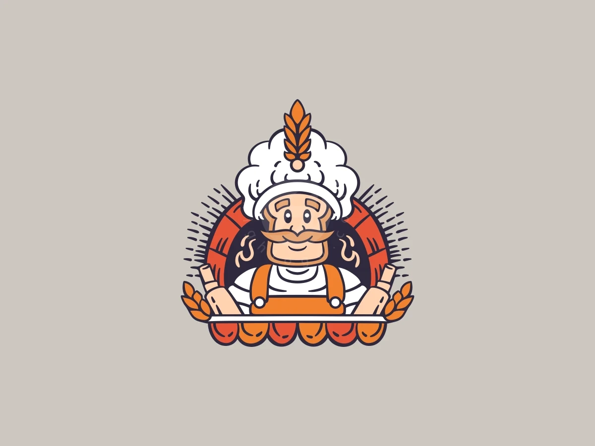 Fun Bakery Chef Logo - Food Logo design by ProffAlice for sale on Highlogo