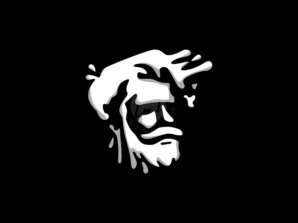 Splash Liquid Beard Logo - Fashion Logo design by ProffAlice for sale on Highlogo