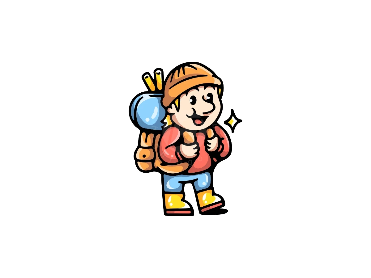 Mountaineer Skating Mascot Logo - Gaming Logo design by ProffAlice for sale on Highlogo