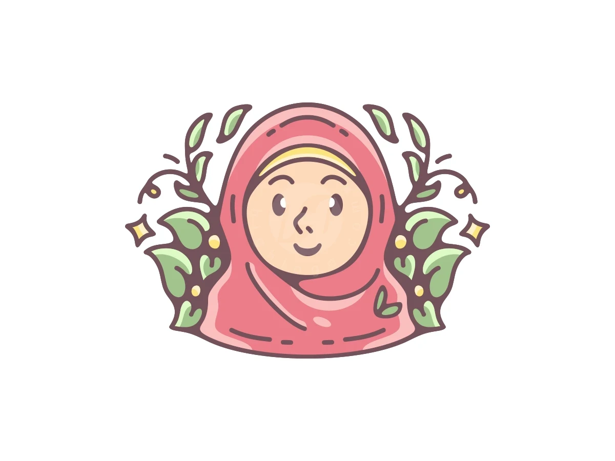 Woman Leaf Hijab Logo - Beauty Logo design by ProffAlice for sale on Highlogo