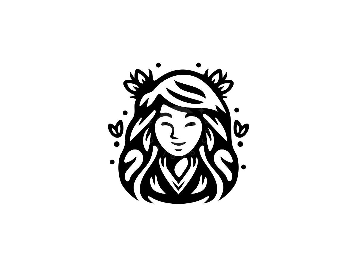 Beautiful Leaf Woman Logo - Beauty Logo design by ProffAlice for sale on Highlogo