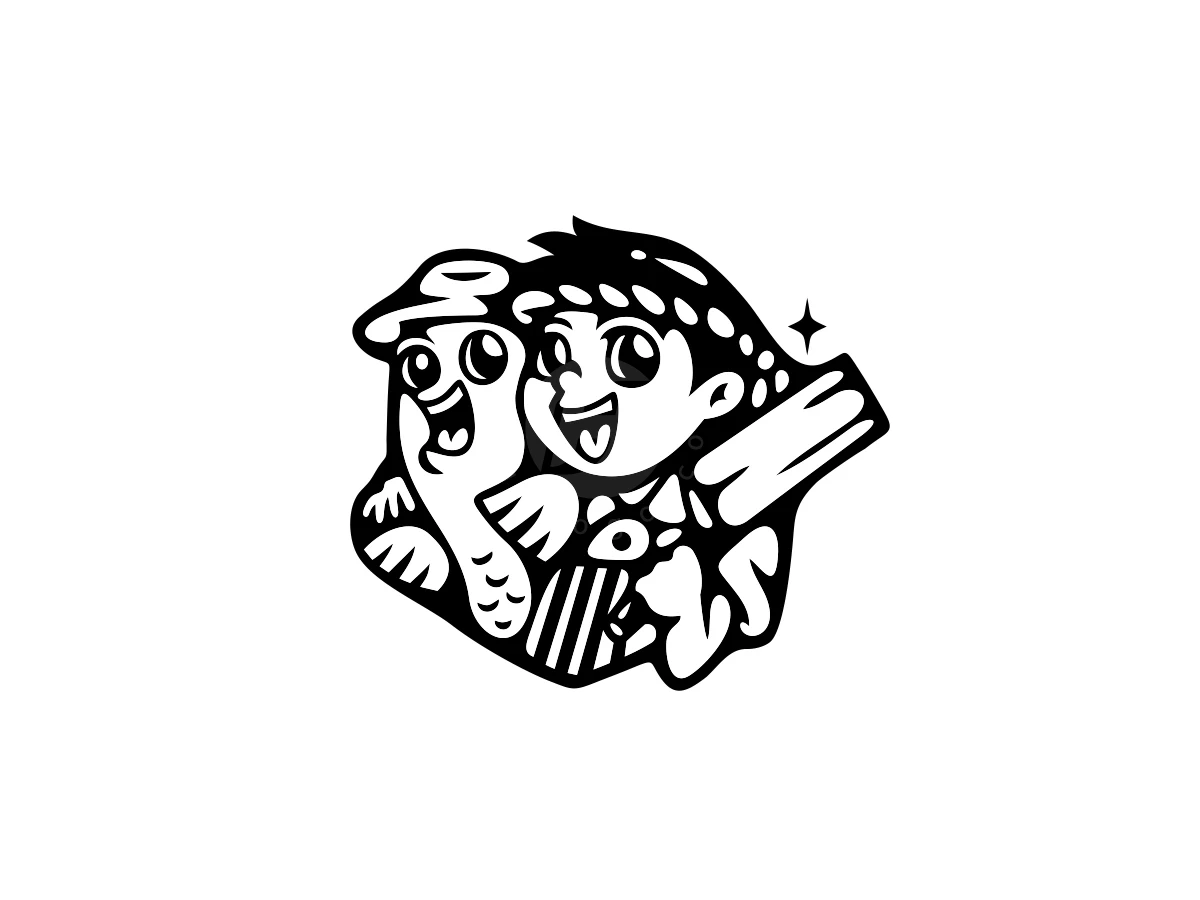 Cute Fish Butcher Logo - Food Logo design by ProffAlice for sale on Highlogo