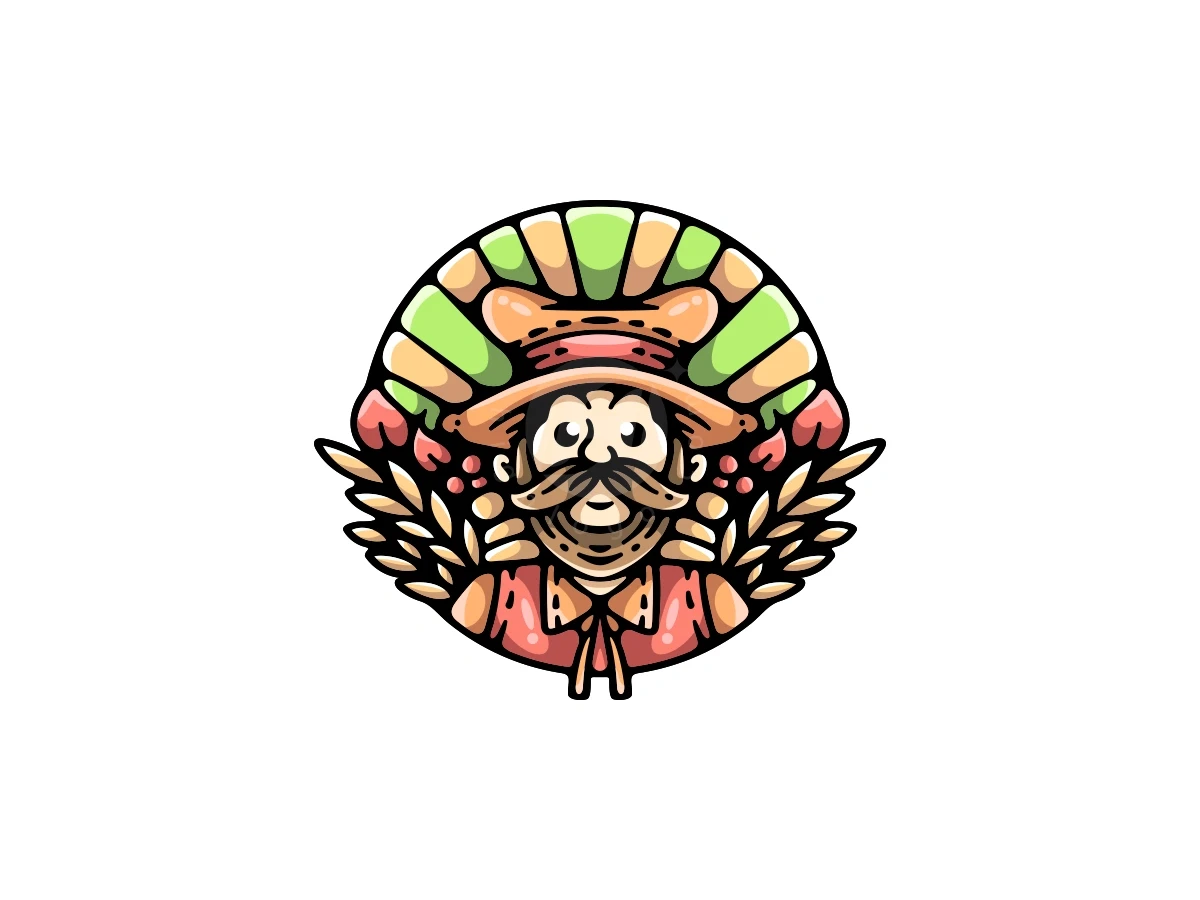 Old Man Farmer Logo - Food Logo design by ProffAlice for sale on Highlogo