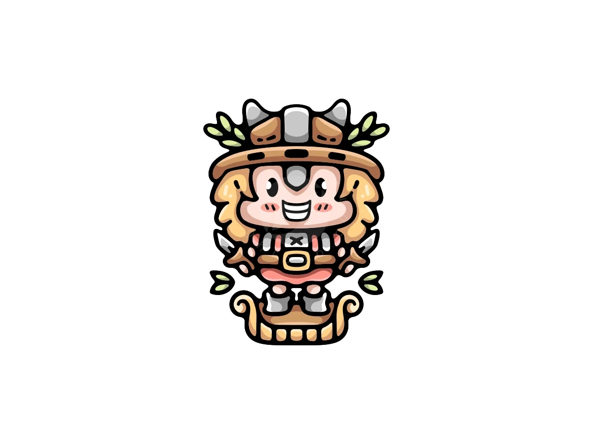 Cute Viking Children Logo - Gaming Logo design by ProffAlice for sale on Highlogo