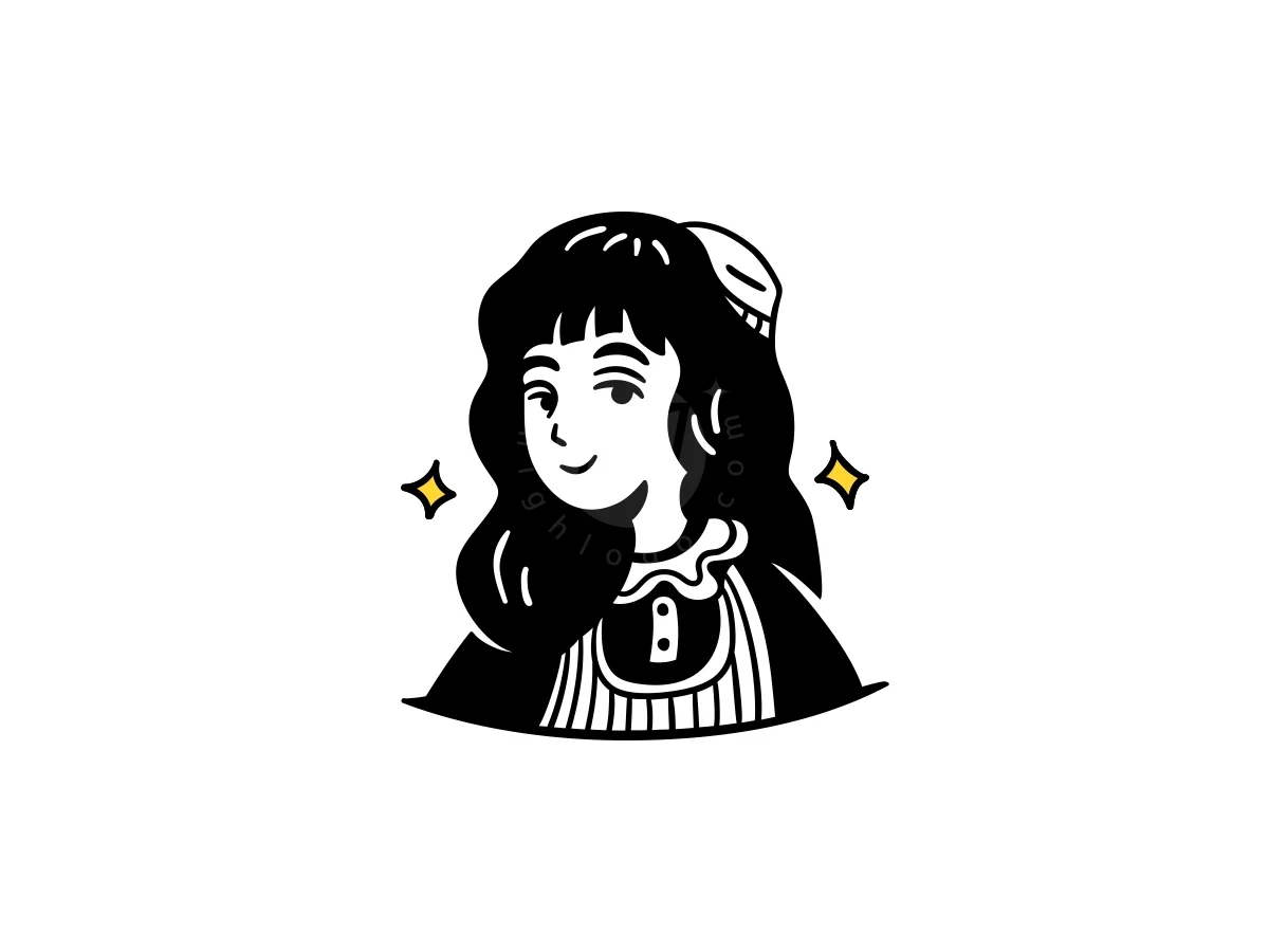 Woman Vintage Worker Logo - Fashion Logo design by ProffAlice for sale on Highlogo