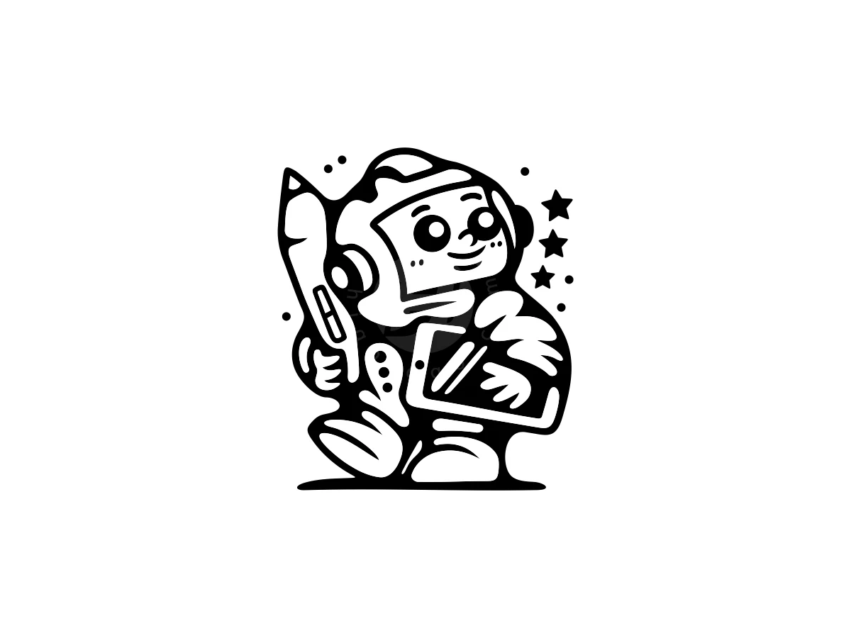Science Student Astronaut Logo - Gaming Logo design by ProffAlice for sale on Highlogo
