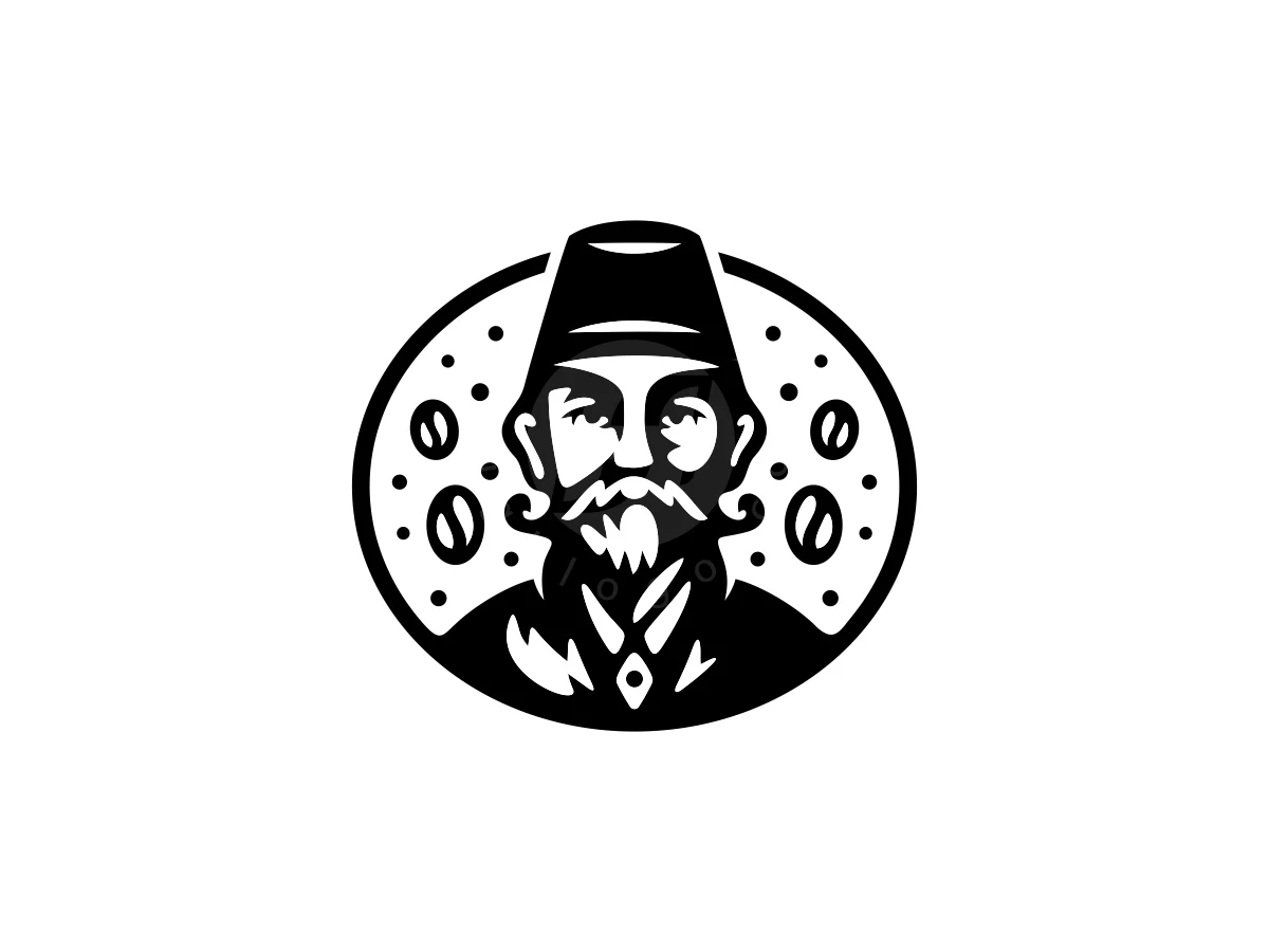 Grandpa Turkish Coffee Logo - Food Logo design by ProffAlice for sale on Highlogo