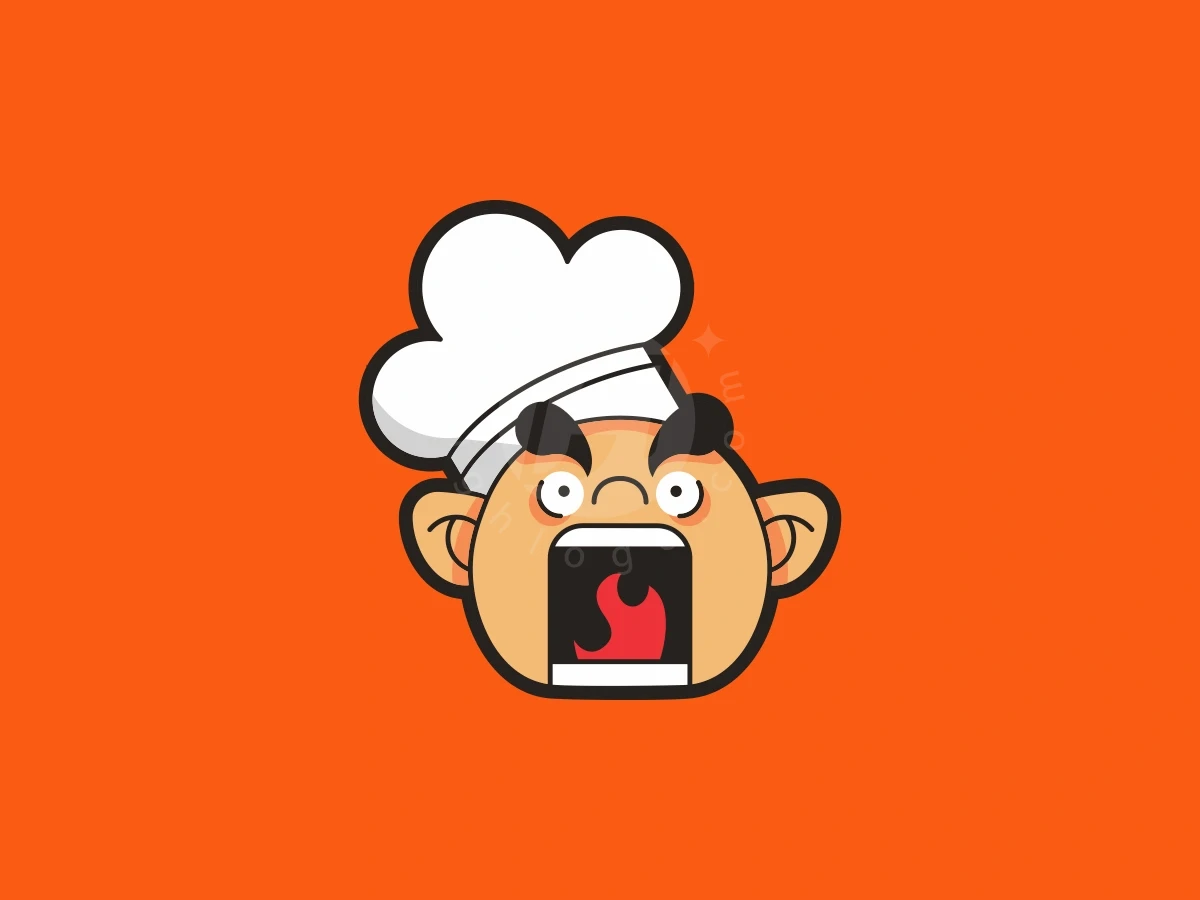 Chef Fire Spicy Logo - Food Logo design by ProffAlice for sale on Highlogo