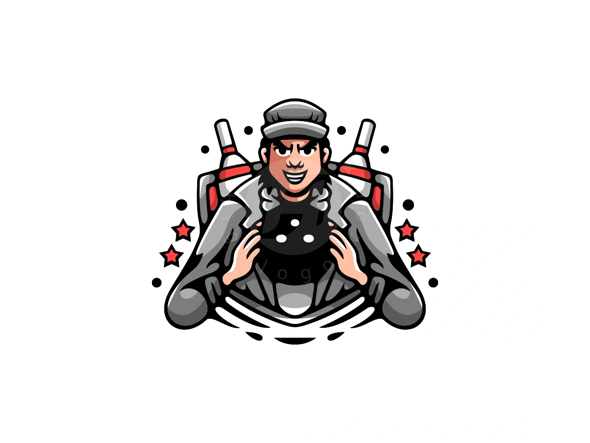 Bowling Player Pin Ball Logo - Gaming Logo design by ProffAlice for sale on Highlogo