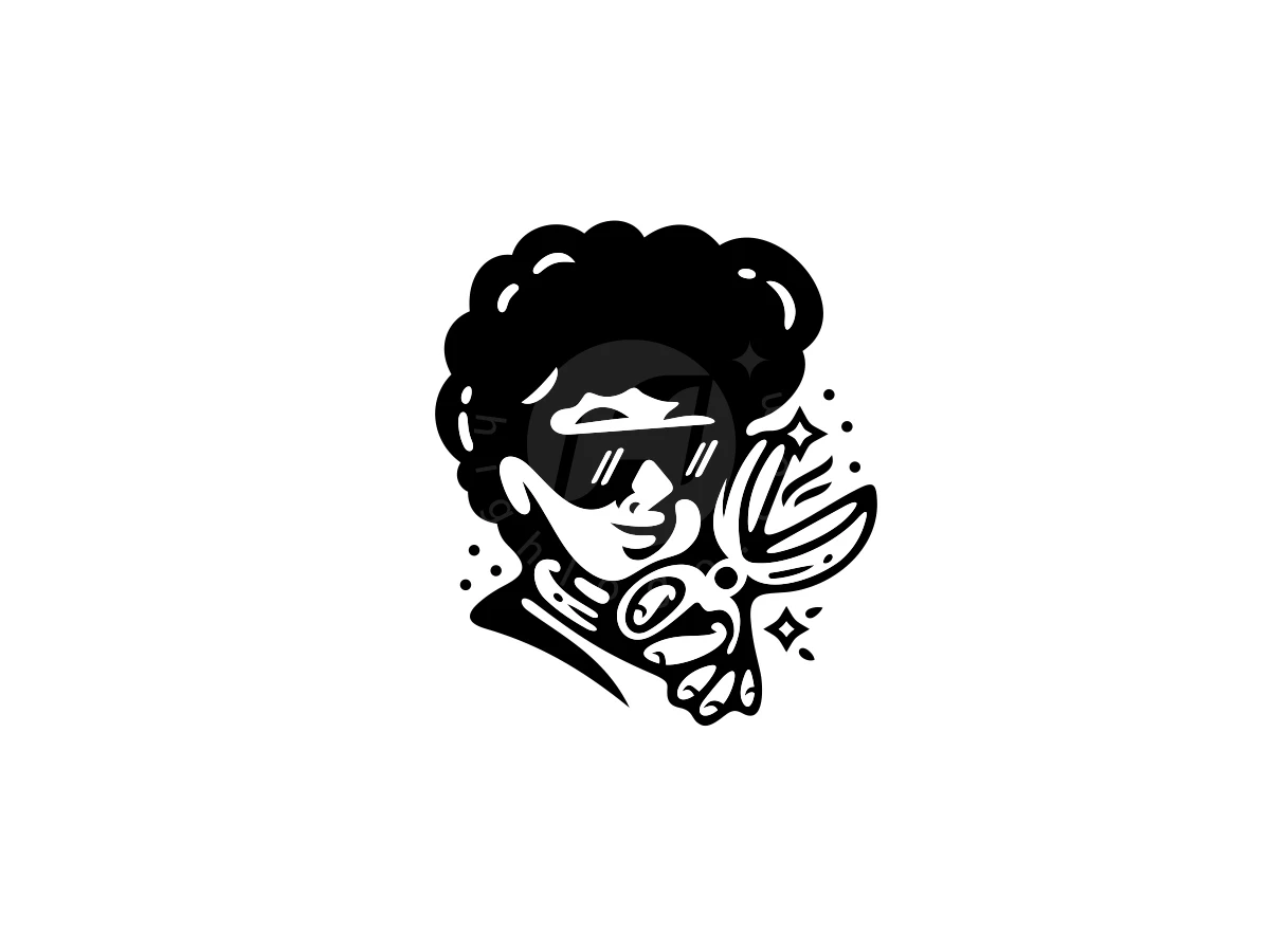 Afro Barber Cut Logo - Fashion Logo design by ProffAlice for sale on Highlogo