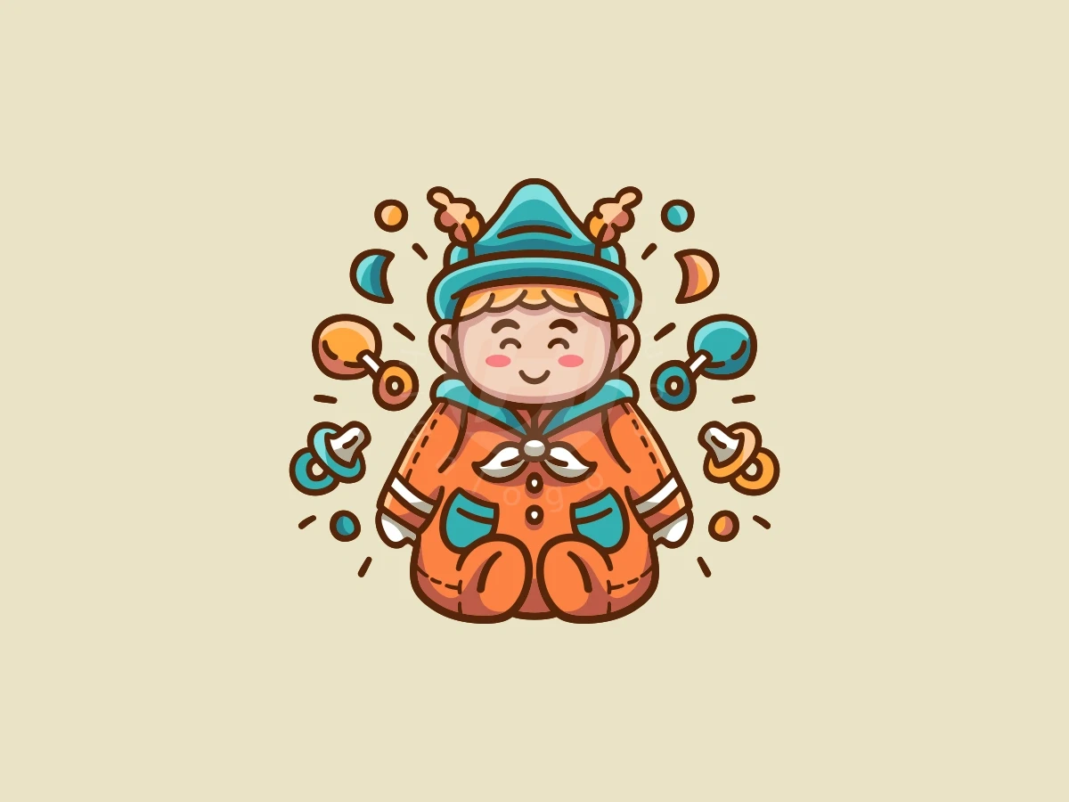 Cute Kids Mascot Logo - Gaming Logo design by ProffAlice for sale on Highlogo