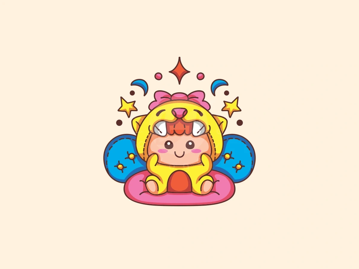 Baby Pillow Star Logo - Gaming Logo design by ProffAlice for sale on Highlogo