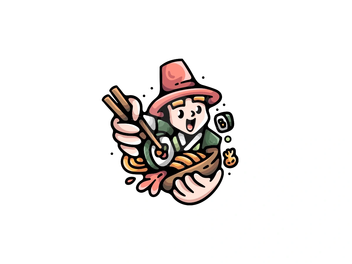 Traditional Asian Food Logo - Food Logo design by ProffAlice for sale on Highlogo