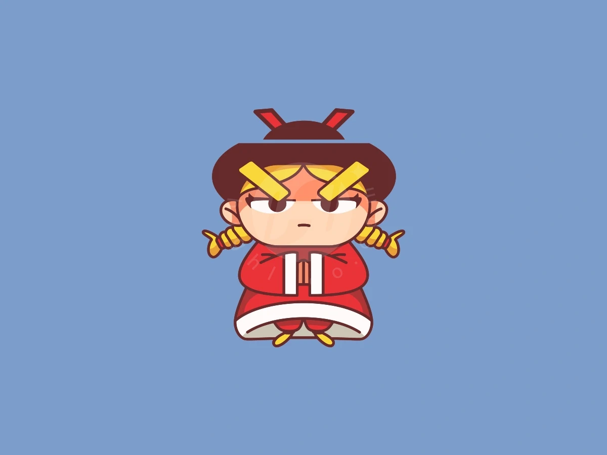 Cute Oriental Girl Logo - Gaming Logo design by ProffAlice for sale on Highlogo