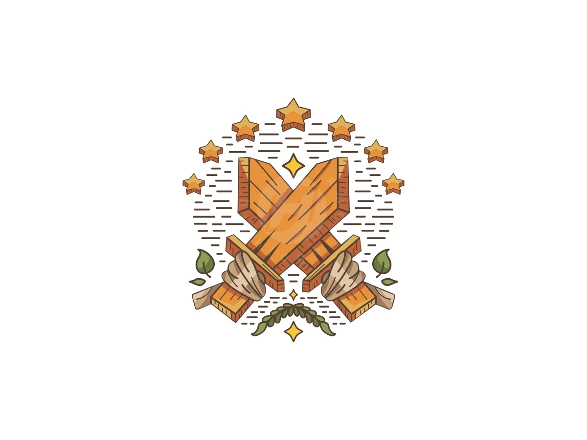Wooden Sword Logo - Gaming Logo design by ProffAlice for sale on Highlogo