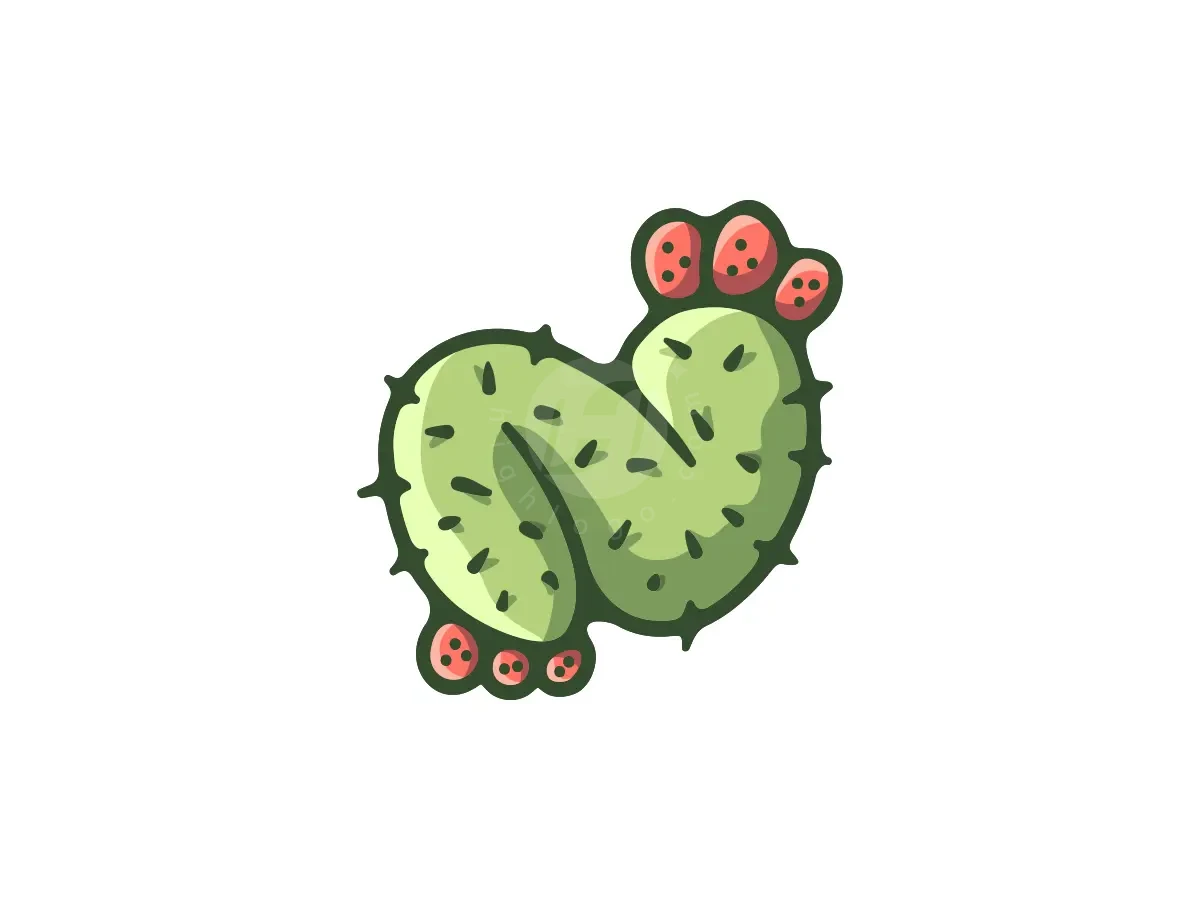 N Nopal Fruit Logo - Food Logo design by ProffAlice for sale on Highlogo