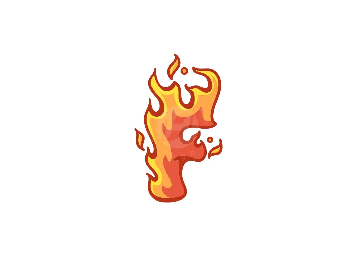 Letter F Fire Logo - Gaming Logo design by ProffAlice for sale on Highlogo