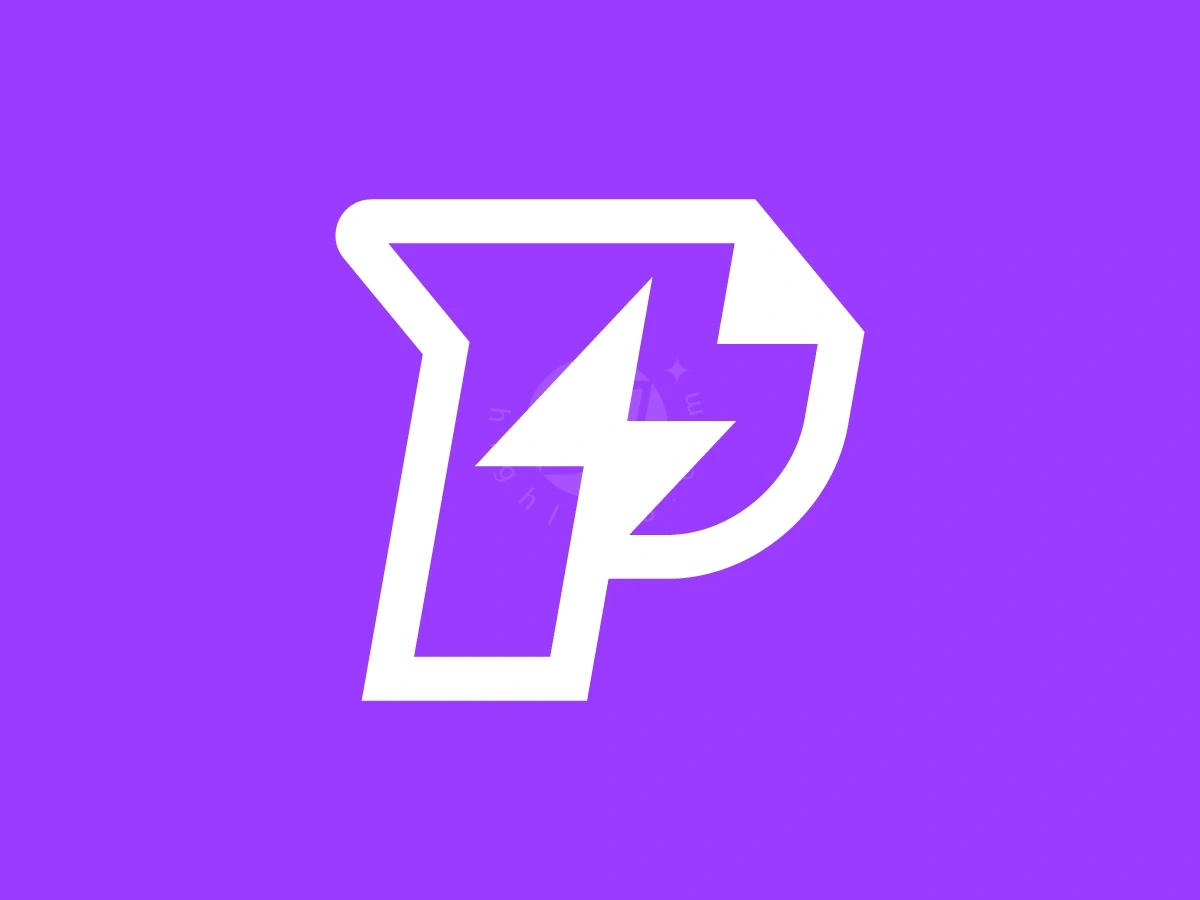 Initial P Electric Document Logo - Logo Logo design by Januzich for sale on Highlogo