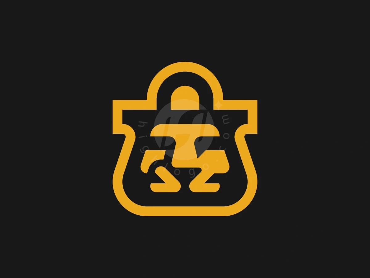 Shopping Bag Tiger Face Logo - Financial Logo design by Januzich for sale on Highlogo