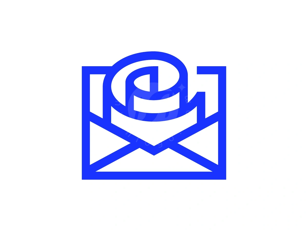 Rolled Paper Mail Letters Logo - Media Logo design by Januzich for sale on Highlogo