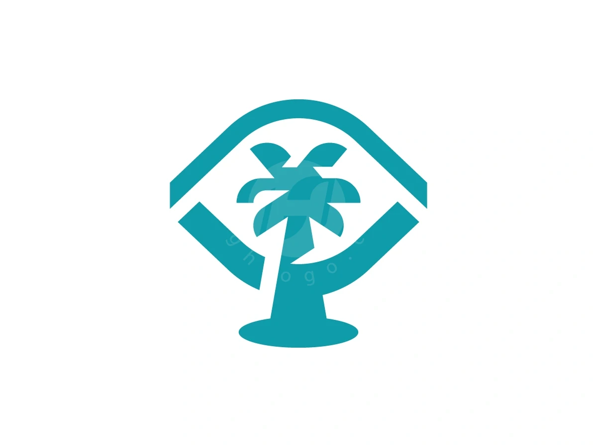 Abstract Palm Eye Vision Logo - Travel Logo design by Januzich for sale on Highlogo