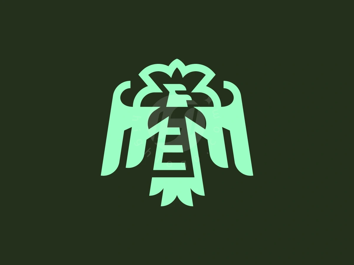 Eagle Palm Tree Logo - Animal Logo design by Januzich for sale on Highlogo