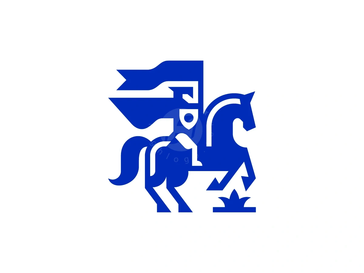 Warrior Horse Rider Logo - Animal Logo design by Januzich for sale on Highlogo