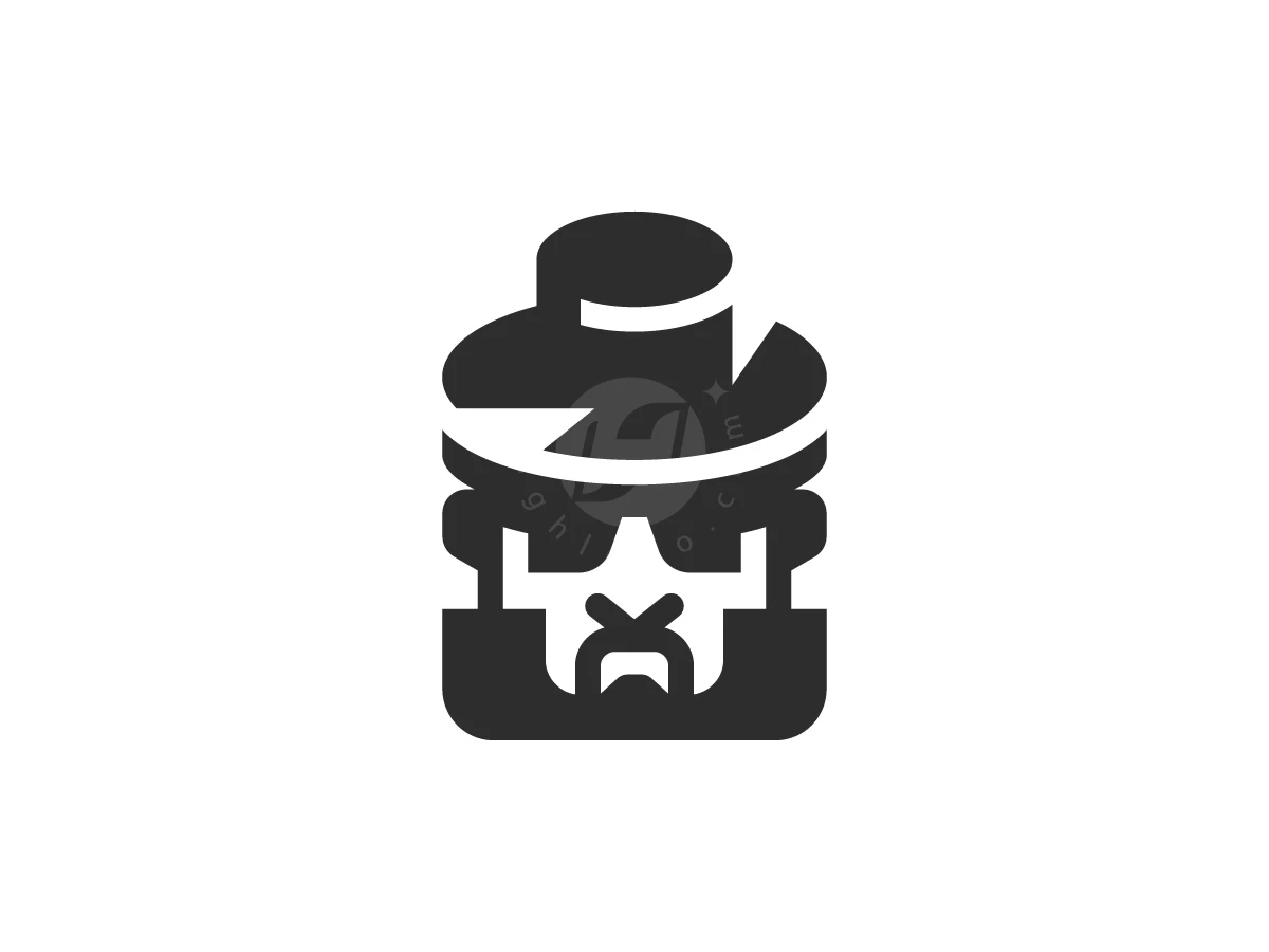 Incognito Detective Guy With Fedora Logo - Fashion Logo design by Januzich for sale on Highlogo