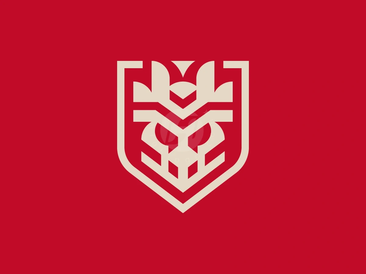 Modern Dragon Head Shield Logo - Gaming Logo design by Januzich for sale on Highlogo