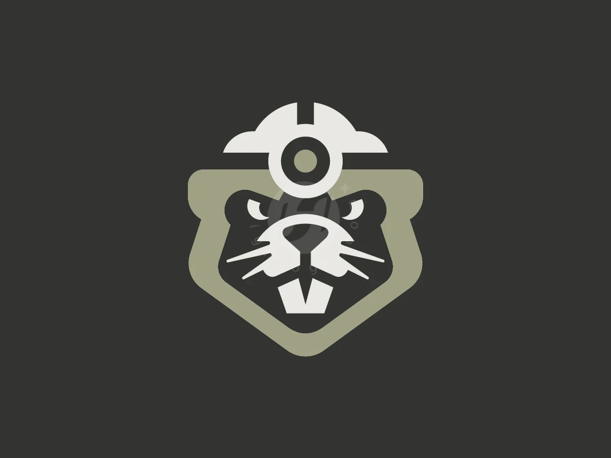Beaver Miner Headlamp Logo - Travel Logo design by Januzich for sale on Highlogo