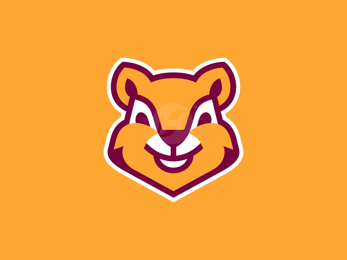 Smile Squirrel Head Mascot Logo - Animal Logo design by Januzich for sale on Highlogo