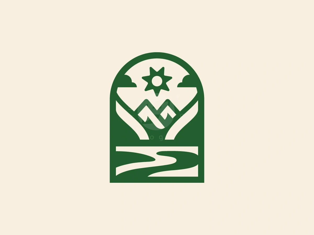 Window Nature Landscape View Logo - Travel Logo design by Januzich for sale on Highlogo