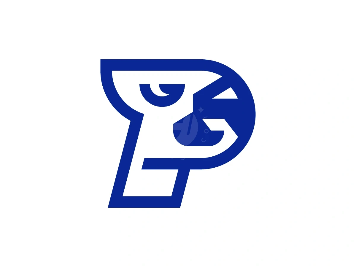 Letter P Parrot Head Logo - Sports Logo design by Januzich for sale on Highlogo