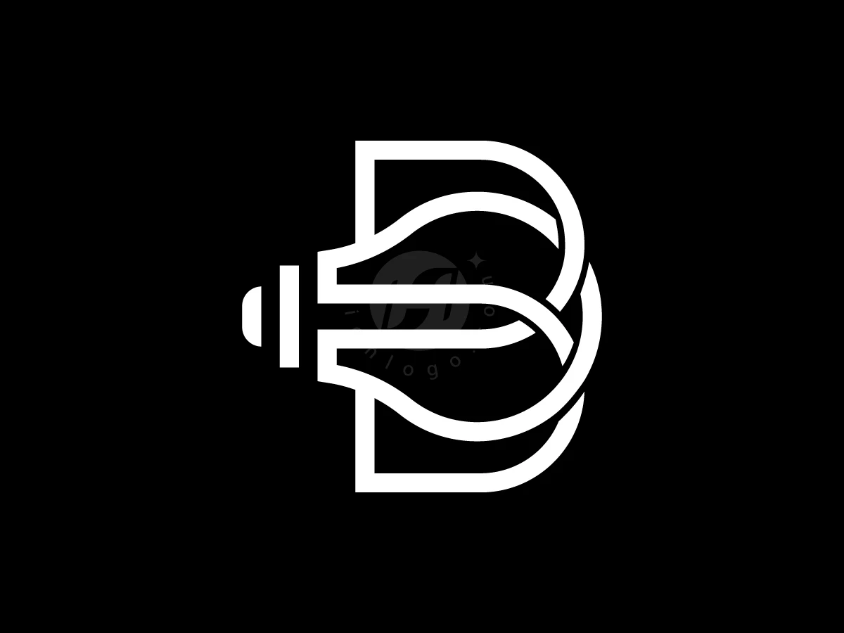 Letter B Bulb Logo With A Modern Look - preview 1