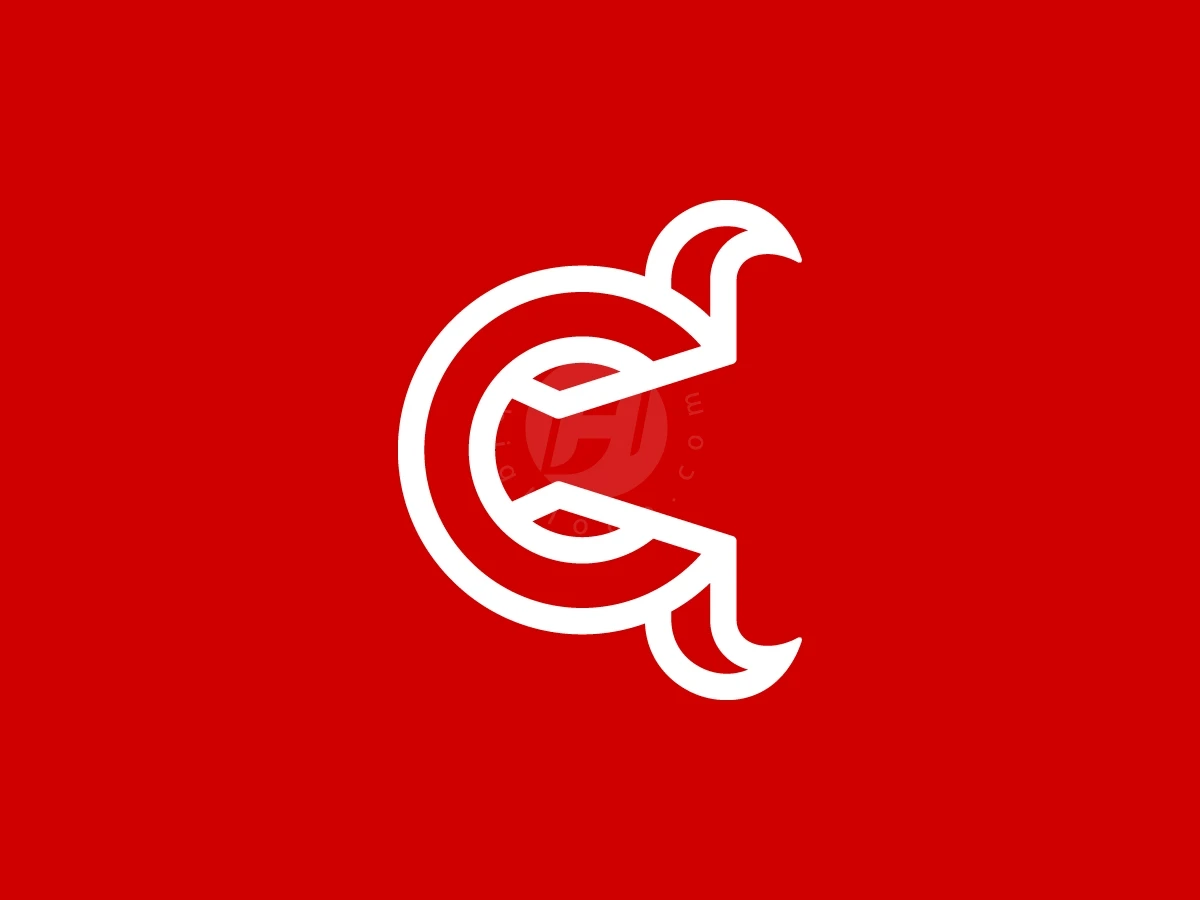 Letter C Bull Head Logo With A Modern Look - preview 1