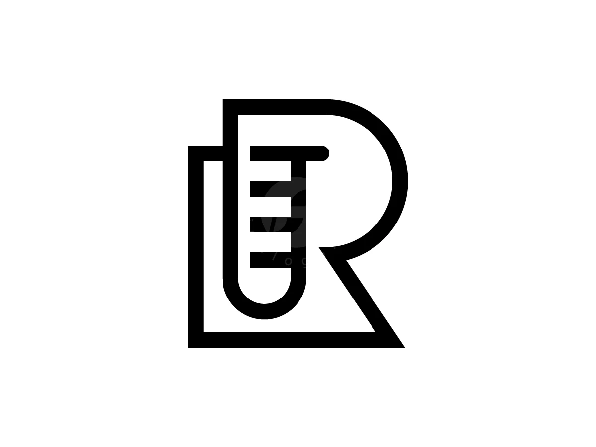 Letter R Laboratory Logo With A Modern Look - preview 1