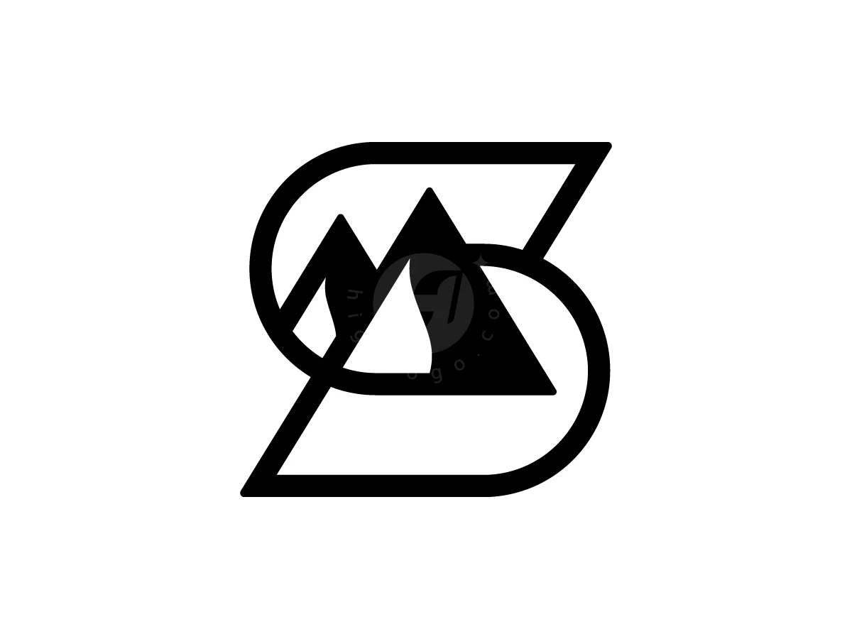 Letter S Mountain Logo With A Modern Look - General Logo design by Muhamad Adek for sale on Highlogo