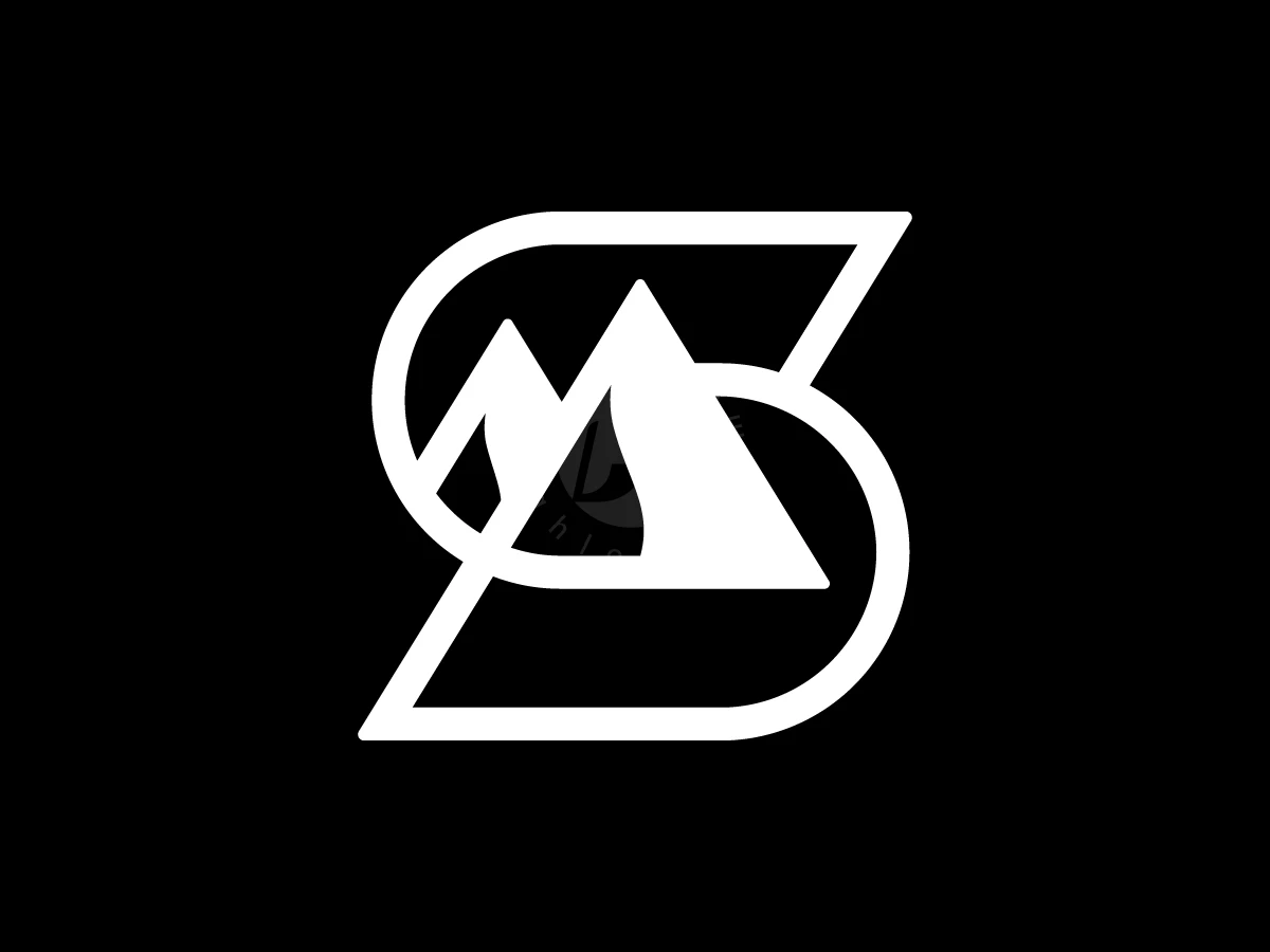 Letter S Mountain Logo With A Modern Look - preview 1