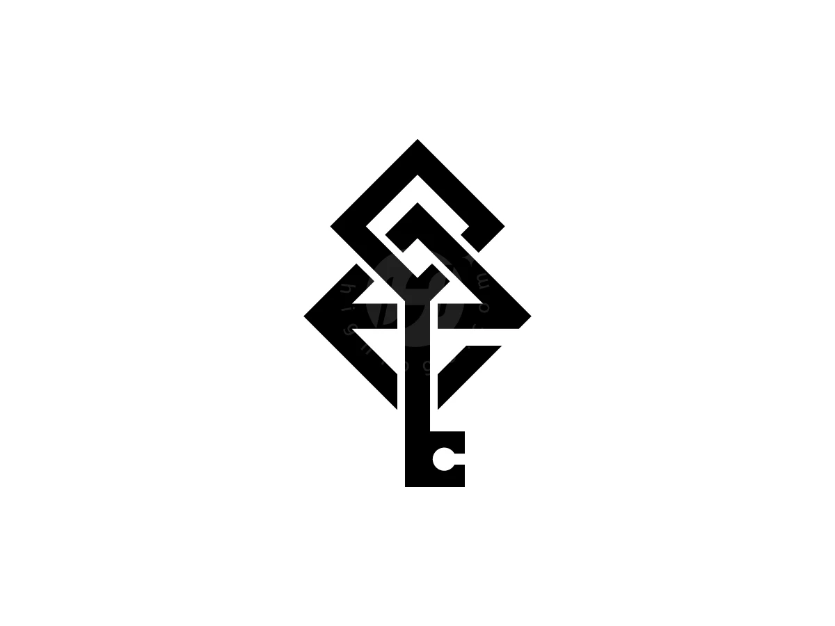 Letter E Key Logo With A Modern Look - Real Estate Logo design by Muhamad Adek for sale on Highlogo
